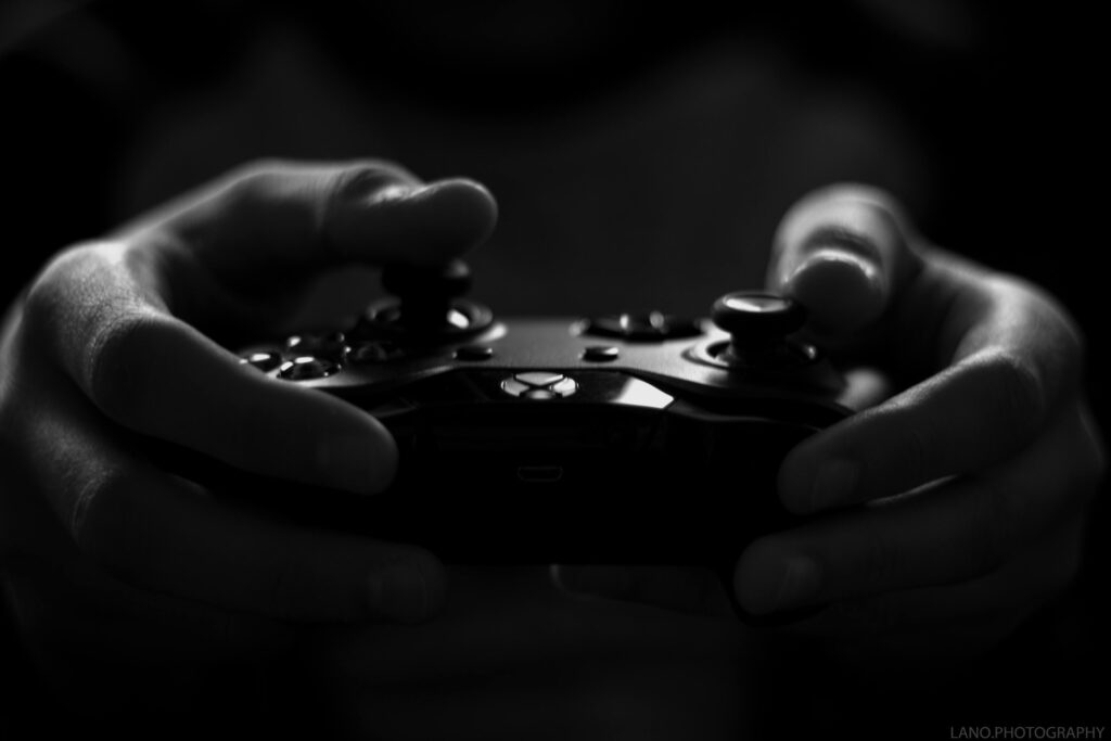 Gaming black and white
