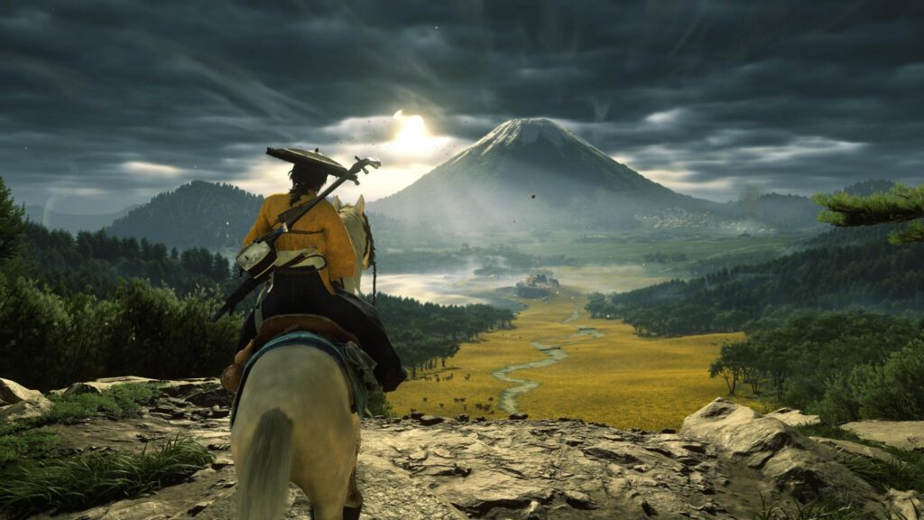 A screenshot from Ghost of Yōtei