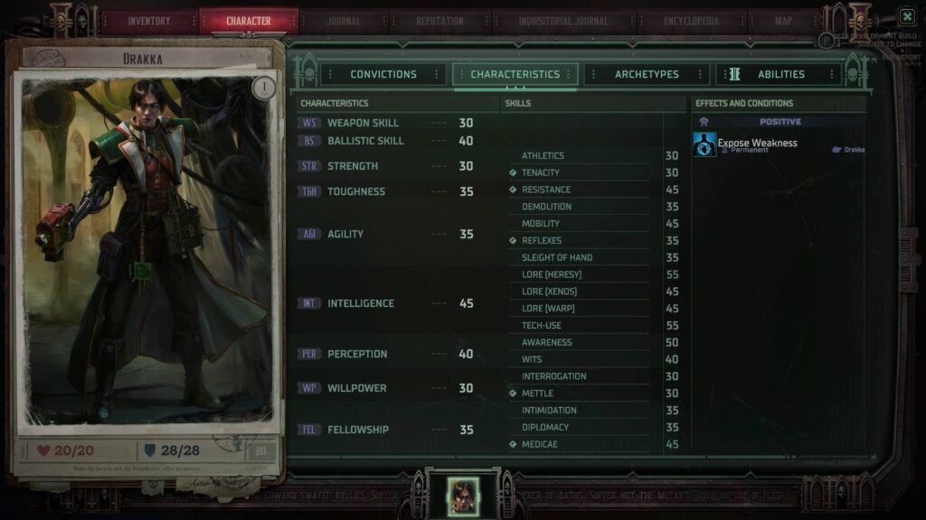 Warhammer 40,000: Dark Heresy, Screenshot, Steam