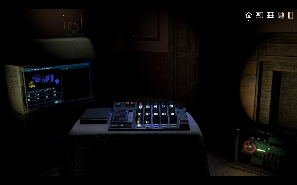 A machine in a room