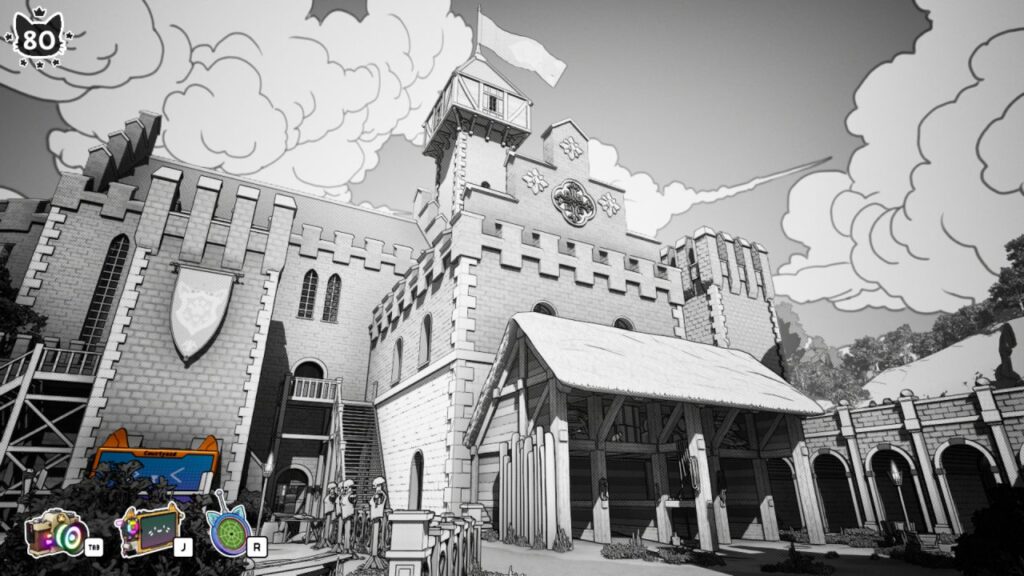 A screenshot from Cat Me If You Can.