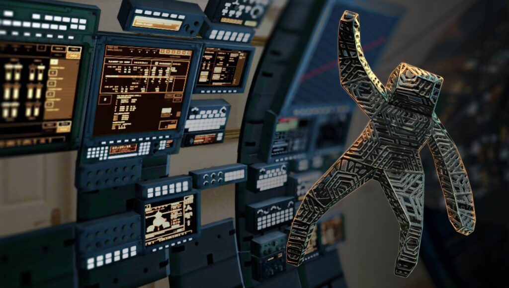 Project Hail Mary VR screenshot, spaceman