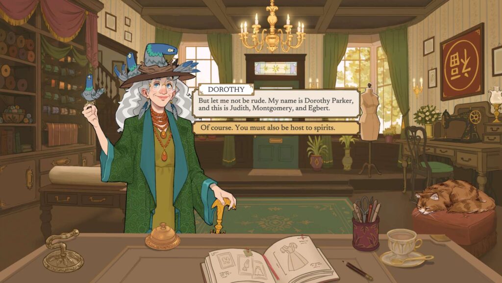 A screenshot from the game, it's Dorothy.