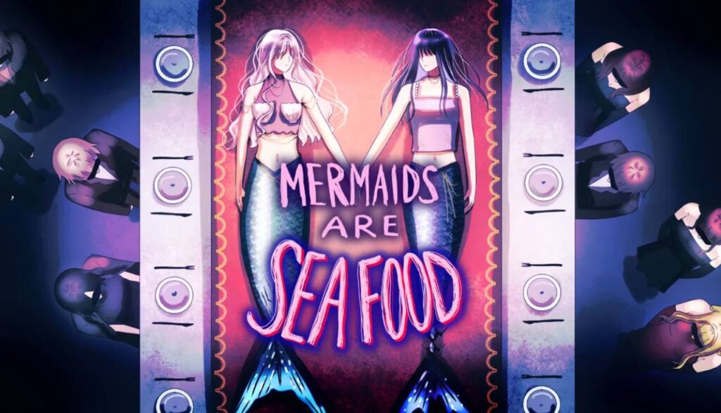 A screenshot from Mermaids Are Seafood.