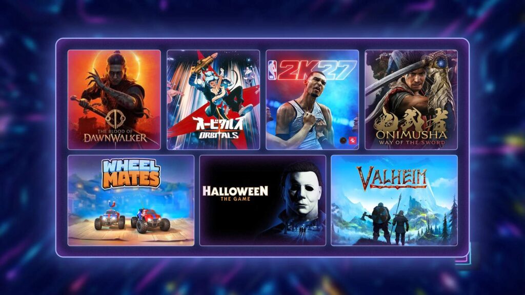 September 2026 video game grid