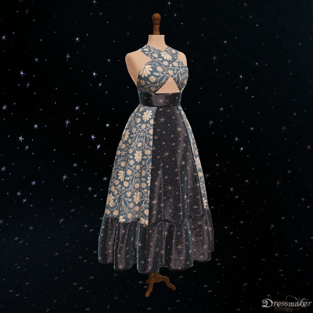 A screenshot from Dressmaker.