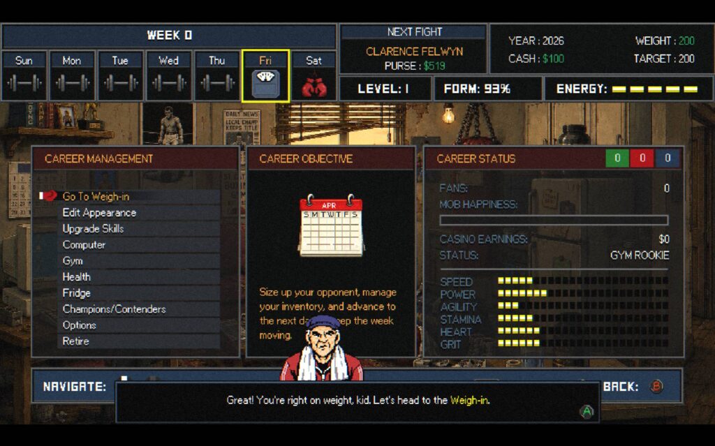 Screenshot, Bruisers 2D Boxing, Steam